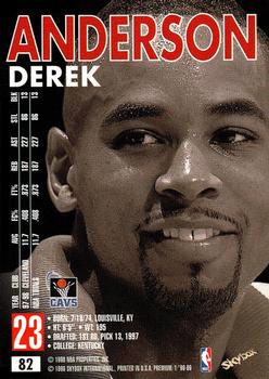 1998-99 SkyBox Premium #82 Derek Anderson Back