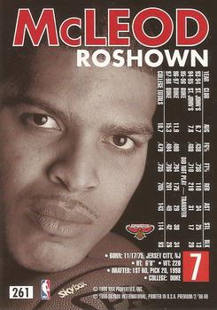 1998-99 SkyBox Premium #261 Roshown McLeod Back