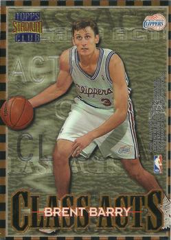 1996-97 Stadium Club - Member's Only Class Acts #CA3 Brent Barry / Gary Payton Front