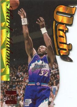 1996-97 Stadium Club - Member's Only Fusion #F28 Karl Malone Front