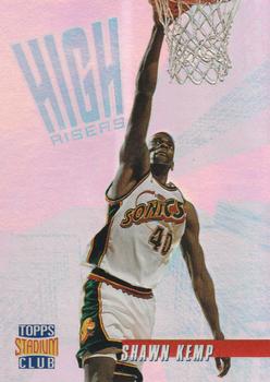 1996-97 Stadium Club - Member's Only High Risers #HR13 Shawn Kemp Front