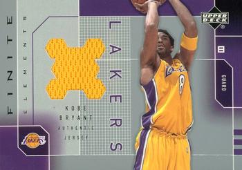 2002-03 Upper Deck Finite - Elements Jerseys #KB-J Kobe Bryant Front