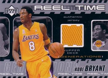 2002-03 Upper Deck Generations - Reel Time Jersey #KB-J Kobe Bryant Front