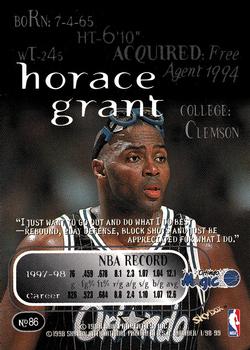 1998-99 SkyBox Thunder #86 Horace Grant Back