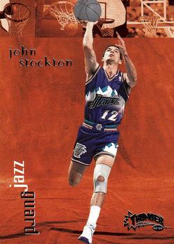 1998-99 SkyBox Thunder #123 John Stockton Front