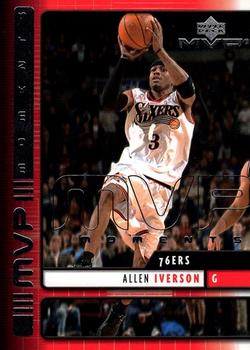2002-03 Upper Deck MVP - MVP Moments #M3 Allen Iverson Front