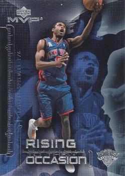 2002-03 Upper Deck MVP - Rising to the Occasion #R12 Latrell Sprewell Front