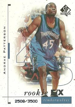 1998-99 SP Authentic #120 Andrae Patterson Front
