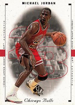 1998-99 SP Authentic #1 Michael Jordan Front
