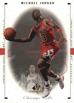1998-99 SP Authentic #5 Michael Jordan Front