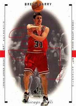 1998-99 SP Authentic #22 Brent Barry Front