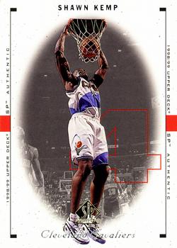 1998-99 SP Authentic #23 Shawn Kemp Front
