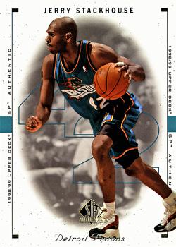 1998-99 SP Authentic #32 Jerry Stackhouse Front