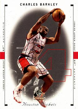 1998-99 SP Authentic #37 Charles Barkley Front