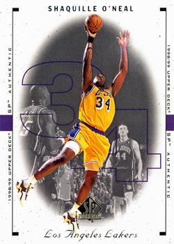 1998-99 SP Authentic #46 Shaquille O'Neal Front
