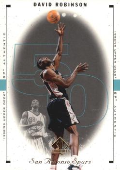 1998-99 SP Authentic #76 David Robinson Front