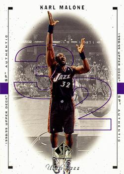 1998-99 SP Authentic #83 Karl Malone Front
