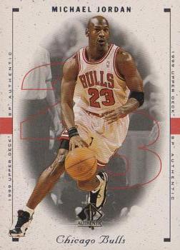 1998-99 SP Authentic #23 Michael Jordan  Front