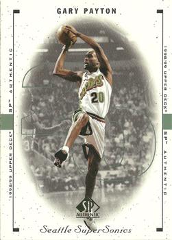 1998-99 SP Authentic #80 Gary Payton Front