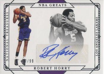 2020-21 Panini National Treasures - NBA Greats Signatures #GS-RBH Robert Horry Front