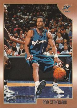 1998-99 Topps #3 Rod Strickland Front
