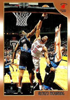 1998-99 Topps #20 Alonzo Mourning Front