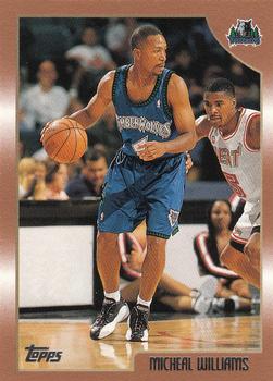 1998-99 Topps #50 Micheal Williams Front