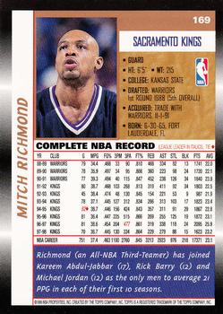1998-99 Topps #169 Mitch Richmond Back
