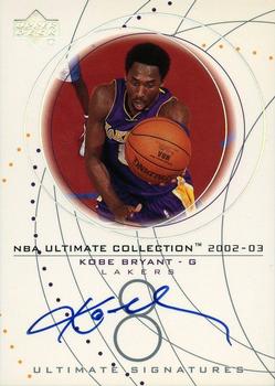2002-03 Upper Deck Ultimate Collection - Signatures #KB-S Kobe Bryant Front