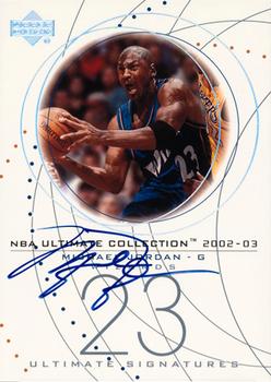 2002-03 Upper Deck Ultimate Collection - Signatures #MJ-S Michael Jordan Front