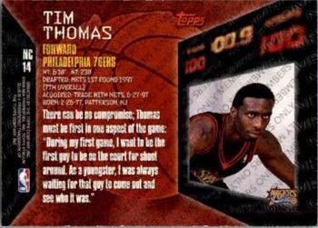 1997-98 Stadium Club - Member's Only Never Compromise #NC14 Tim Thomas Back
