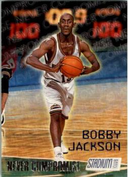 1997-98 Stadium Club - Member's Only Never Compromise #NC20 Bobby Jackson Front