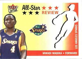 2003 Ultra WNBA - All-Star Review #14 AS Mwadi Mabika Front
