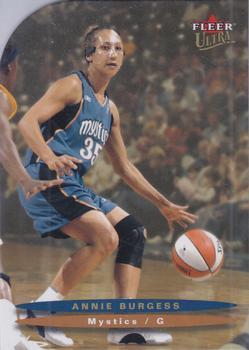2003 Ultra WNBA - Gold Medallion #11 Annie Burgess Front