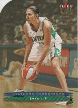 2003 Ultra WNBA - Gold Medallion #14 Svetlana Abrosimova Front