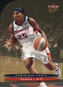 2003 Ultra WNBA - Gold Medallion #16 Dominique Canty Front
