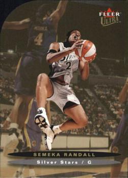 2003 Ultra WNBA - Gold Medallion #28 Semeka Randall Front