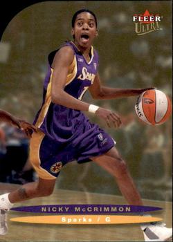 2003 Ultra WNBA - Gold Medallion #40 Nicky McCrimmon Front
