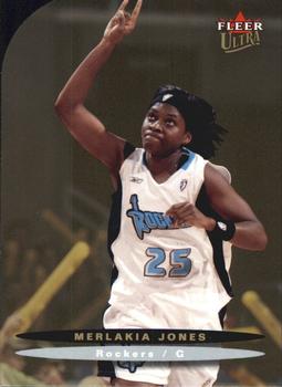 2003 Ultra WNBA - Gold Medallion #54 Merlakia Jones Front
