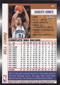 1998-99 Topps Chrome #57 Dell Curry Back