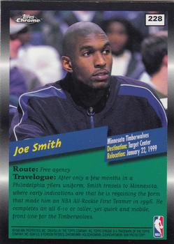 1998-99 Topps Chrome #228 Joe Smith Back