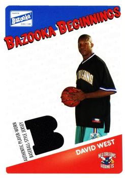 2003-04 Bazooka - Beginnings #BBE-DWE David West Front