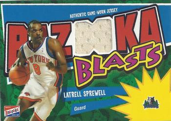 2003-04 Bazooka - Blasts #BB-LS Latrell Sprewell Front
