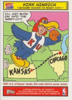 2003-04 Bazooka - Comics #19 Kirk Hinrich Front