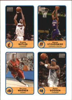 2003-04 Bazooka - Four-on-One Stickers #7 Caron Butler / Amare Stoudemire / DaJuan Wagner / Drew Gooden Front