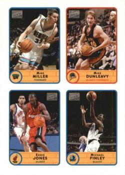 2003-04 Bazooka - Four-on-One Stickers #19 Mike Miller / Mike Dunleavy / Eddie Jones / Michael Finley Front