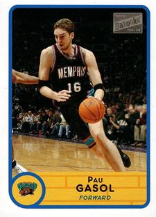 2003-04 Bazooka - Mini #54 Pau Gasol Front