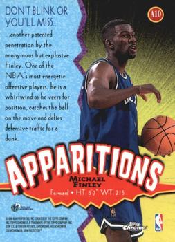 1998-99 Topps Chrome - Apparitions #A10 Michael Finley Back