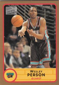 2003-04 Bazooka - Gold #131 Wesley Person Front