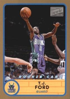 2003-04 Bazooka - Gold #260a T.J. Ford Front